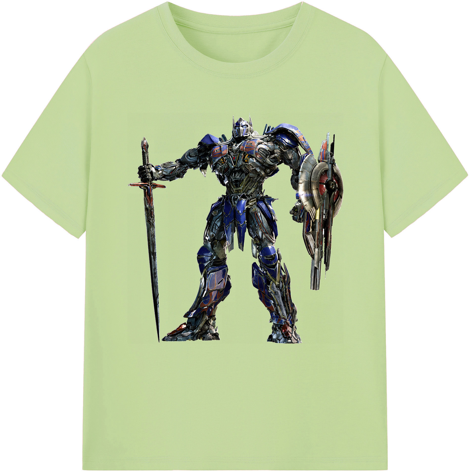 （画像用） Transformers トランスフォーマー 綿100％半袖Tシャツ（フロントプリント）